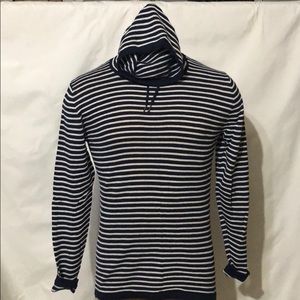 H.M. Navy blue and white strip sweater